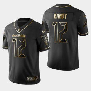 NFL Shirts - Men's Tampa Bay Buccaneers Tom Brady Black Jersey NFL Shirts - Men's Tampa Bay Buccaneers Tom Brady Black Jersey